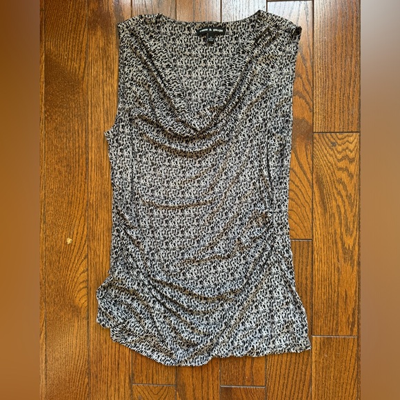Cable and Gauge Cowl neck tank - Picture 3 of 3